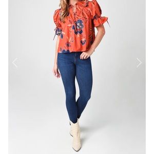 NWT Hunter Bell Mayfair Blouse